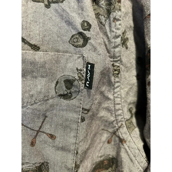 Kavu Linden Long Sleeve Shirt Venture Pattern Mens Size Large‎ - Picture 3 of 7